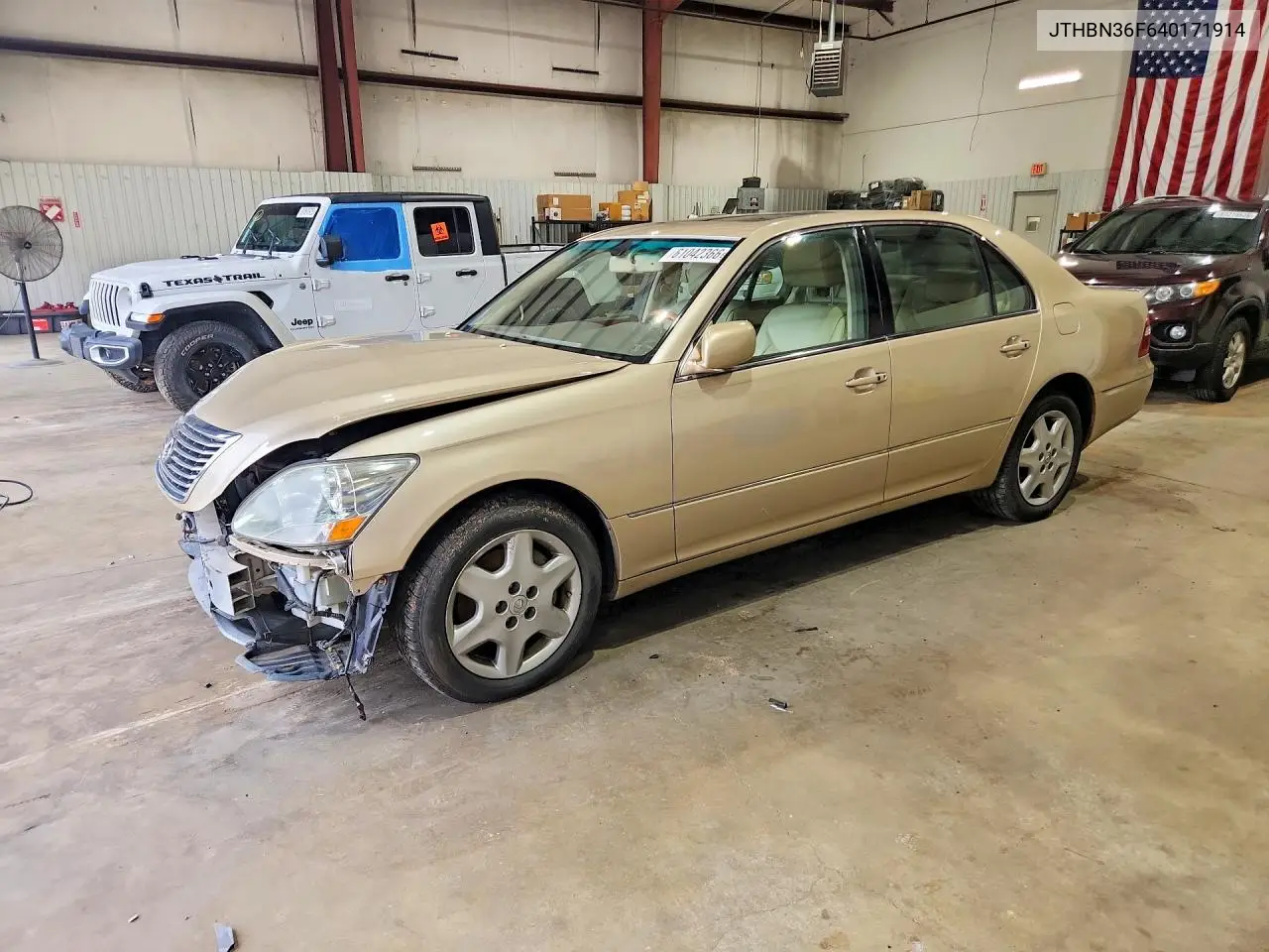 2004 Lexus Ls 430 VIN: JTHBN36F640171914 Lot: 61042366