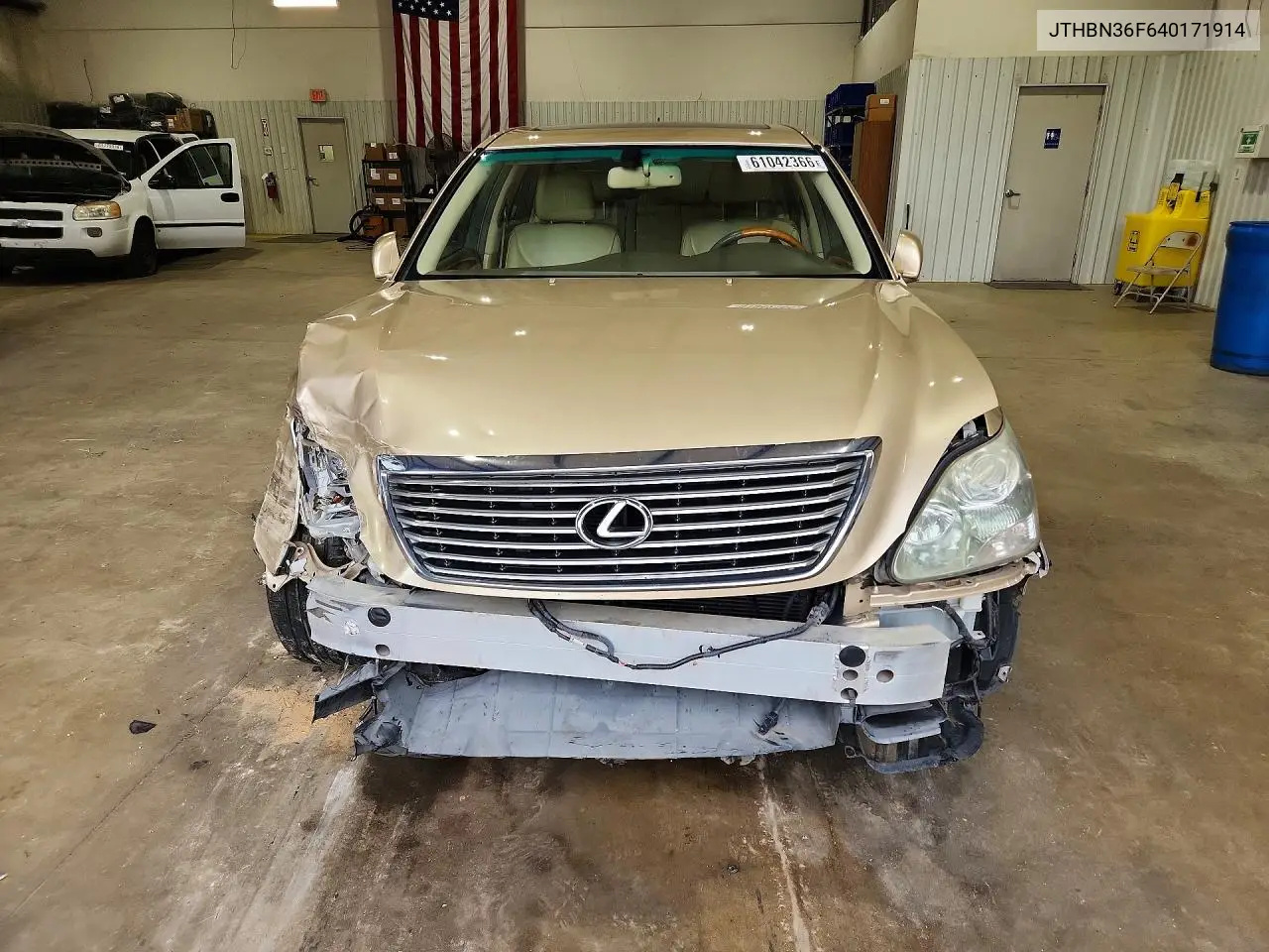 2004 Lexus Ls 430 VIN: JTHBN36F640171914 Lot: 61042366