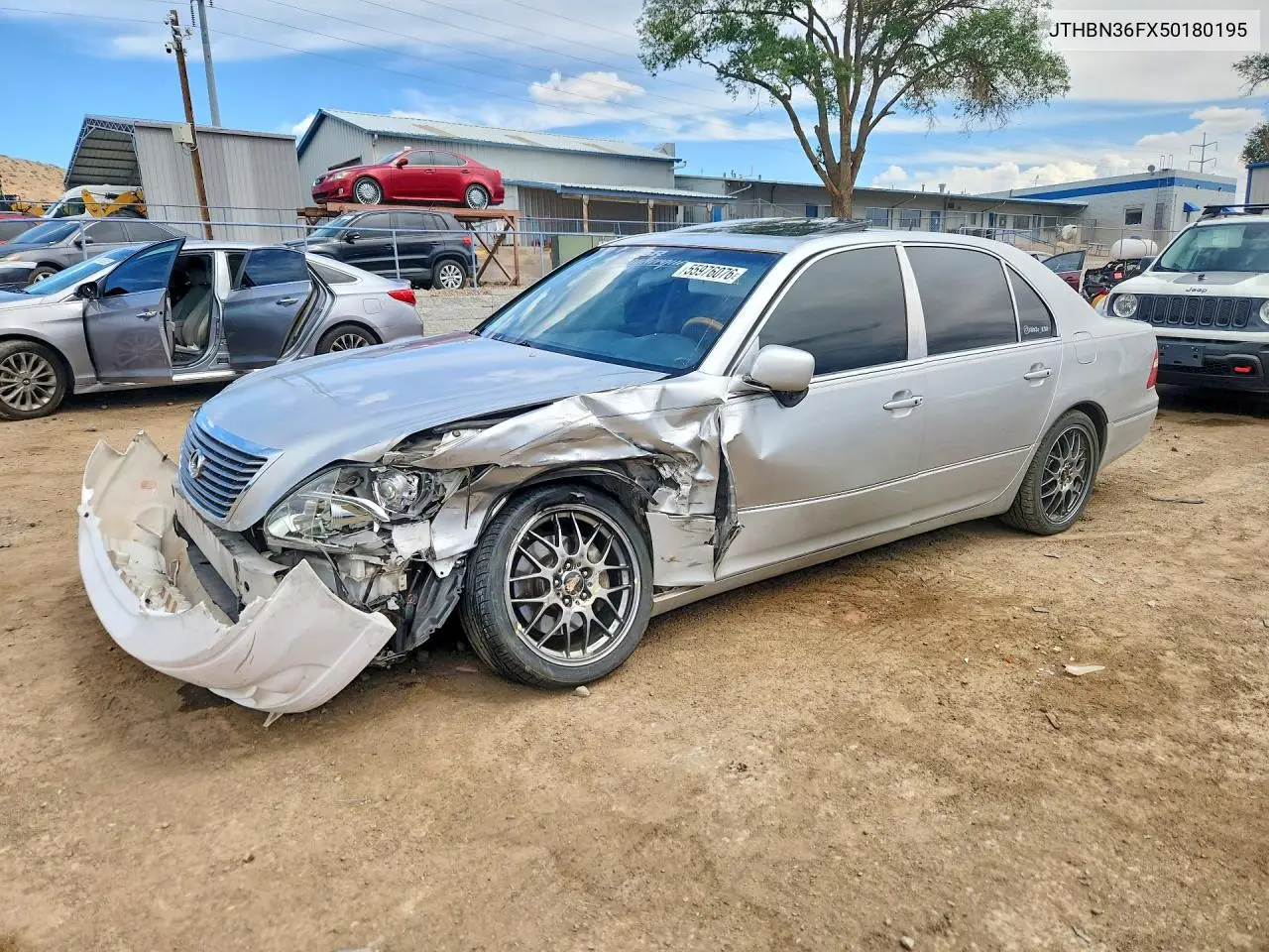 2005 Lexus Ls 430 VIN: JTHBN36FX50180195 Lot: 55976076