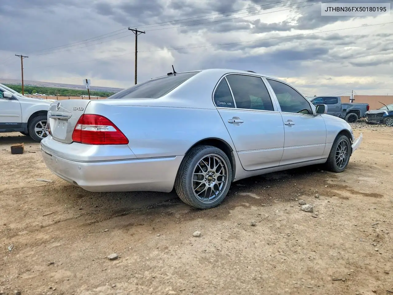 2005 Lexus Ls 430 VIN: JTHBN36FX50180195 Lot: 55976076