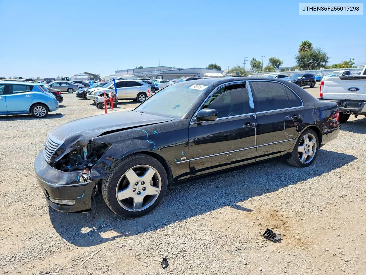 2005 Lexus Ls 430 VIN: JTHBN36F255017298 Lot: 59590666