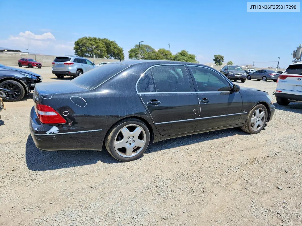 2005 Lexus Ls 430 VIN: JTHBN36F255017298 Lot: 59590666