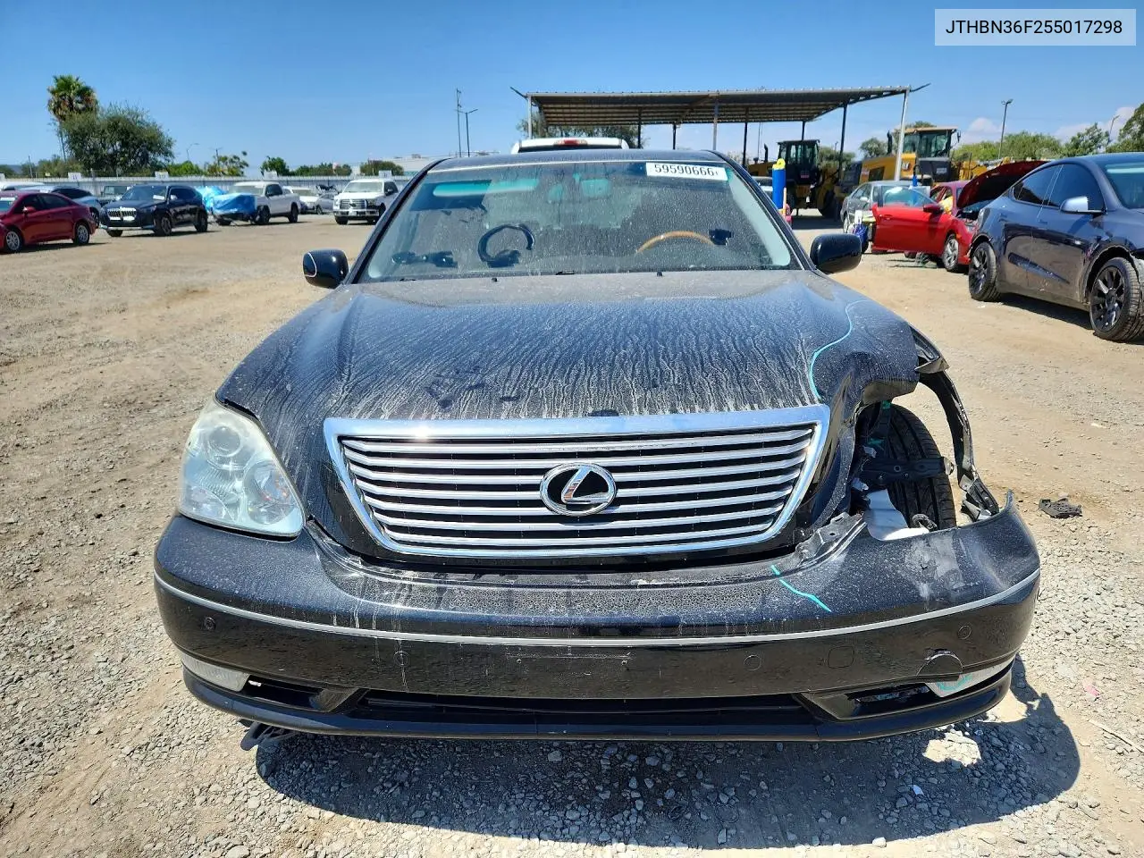 2005 Lexus Ls 430 VIN: JTHBN36F255017298 Lot: 59590666