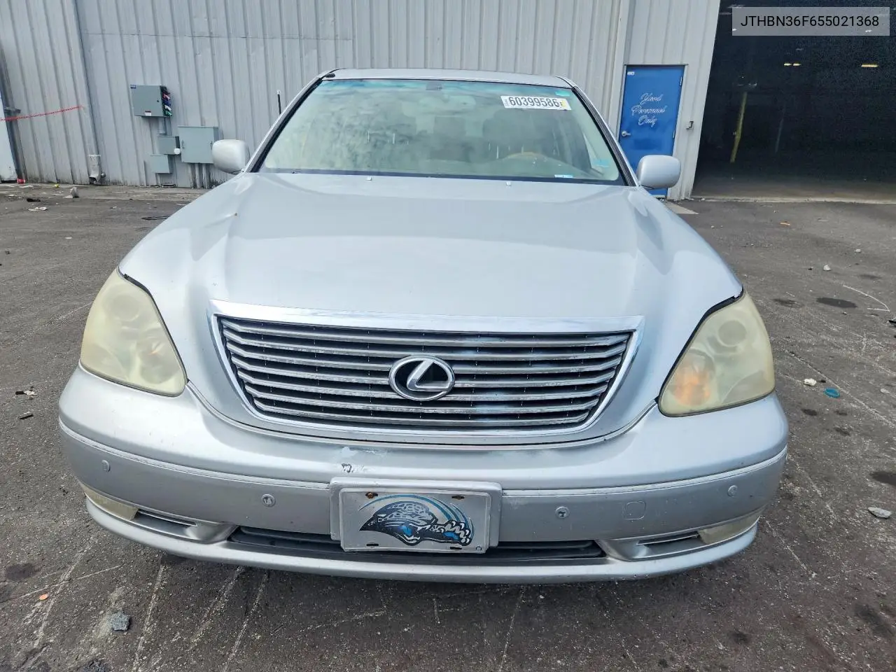2005 Lexus Ls 430 VIN: JTHBN36F655021368 Lot: 60399586