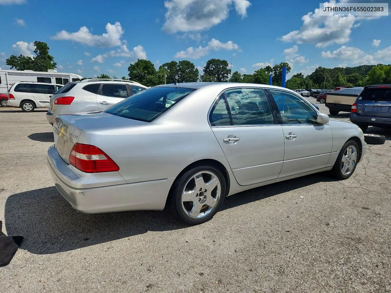 2005 Lexus Ls 430 VIN: JTHBN36F655002383 Lot: 60565216