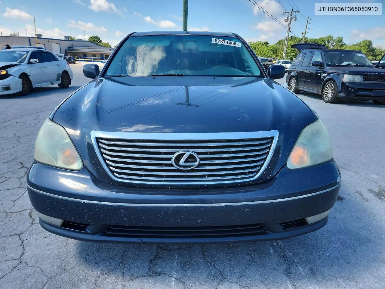 2006 Lexus Ls 430 VIN: JTHBN36F365053910 Lot: 57874406