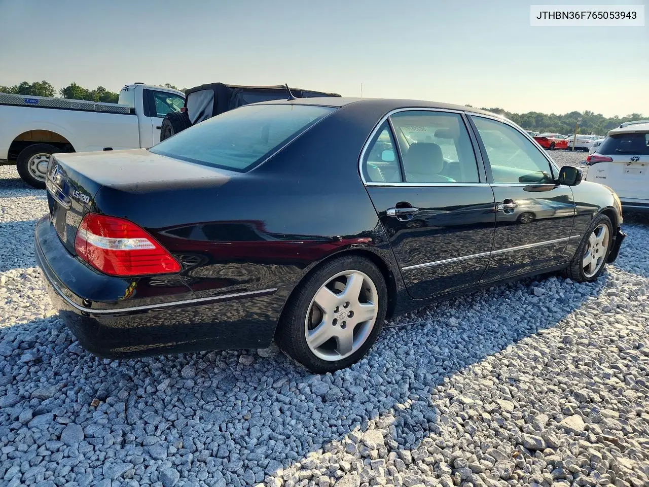 2006 Lexus Ls 430 VIN: JTHBN36F765053943 Lot: 60386706
