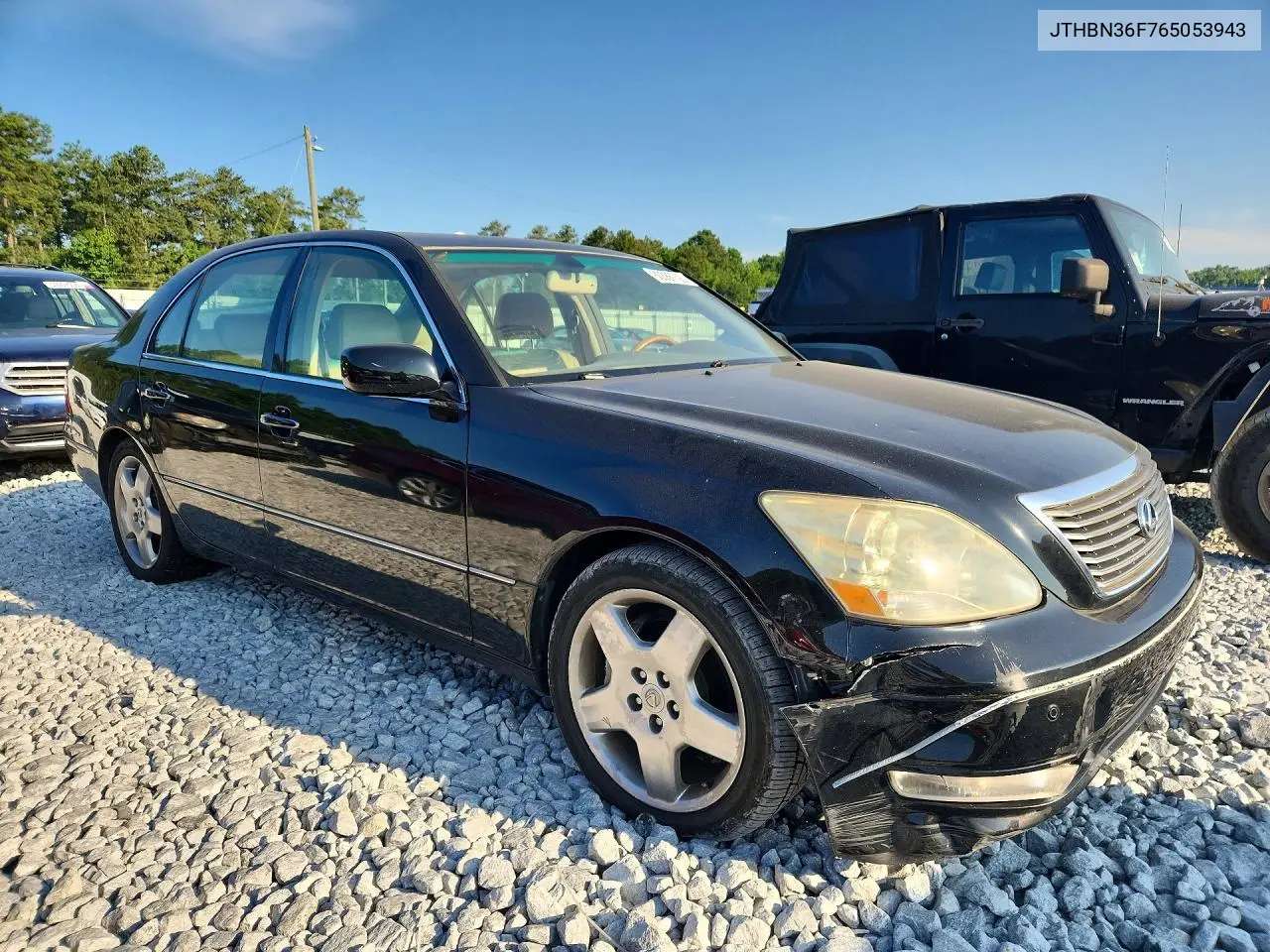 2006 Lexus Ls 430 VIN: JTHBN36F765053943 Lot: 60386706