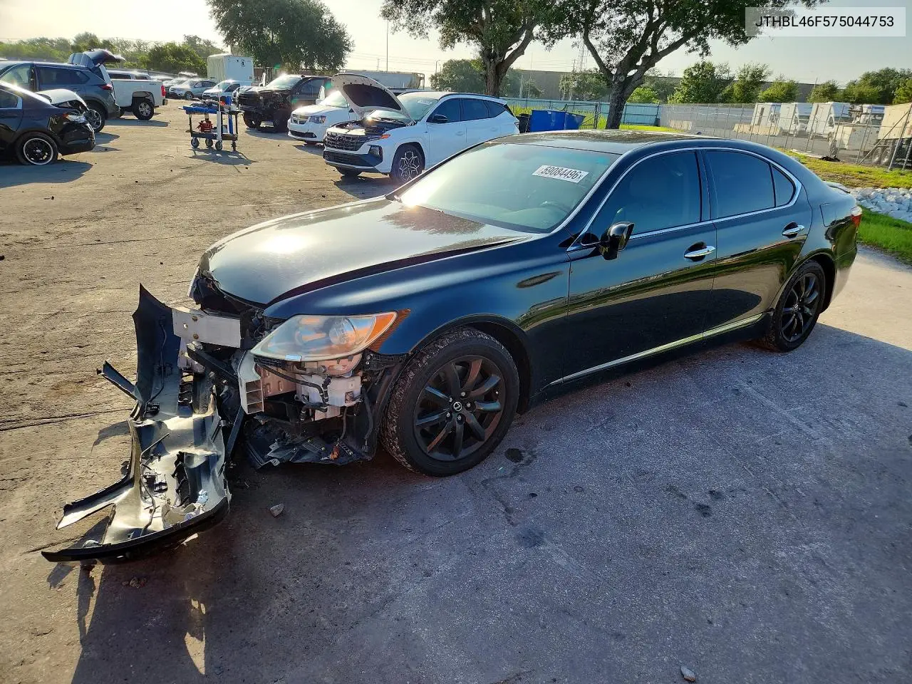 2007 Lexus Ls 460 VIN: JTHBL46F575044753 Lot: 59084496