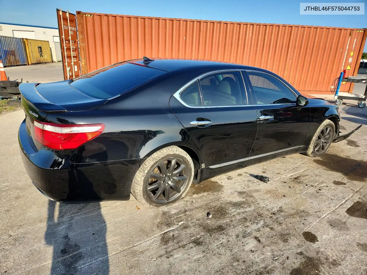 2007 Lexus Ls 460 VIN: JTHBL46F575044753 Lot: 59084496