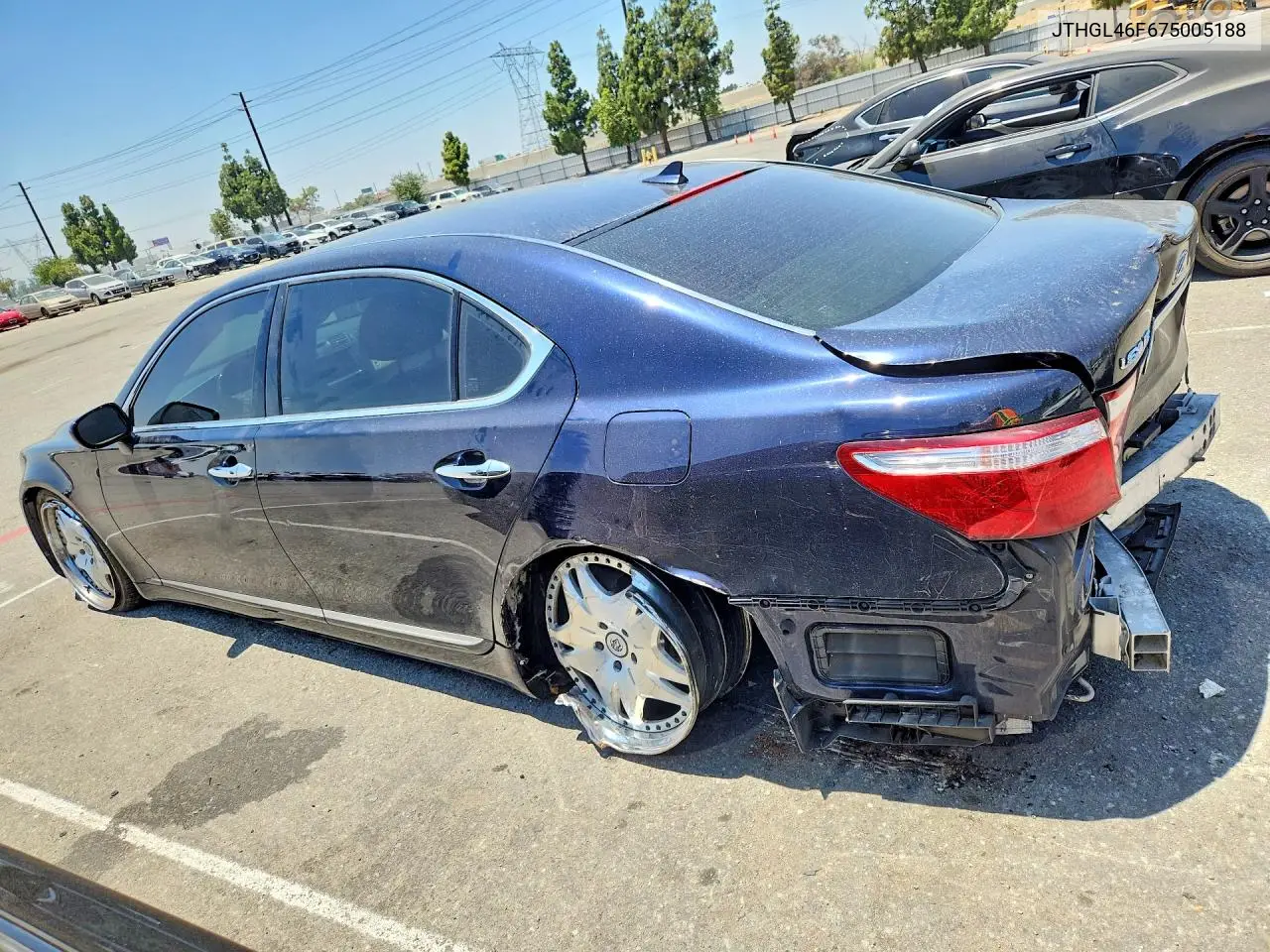 2007 Lexus Ls 460L VIN: JTHGL46F675005188 Lot: 59127166