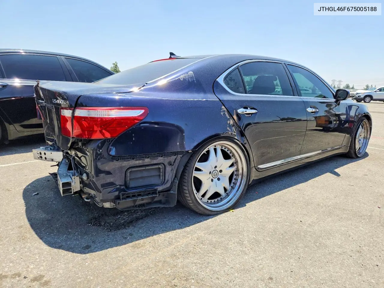 2007 Lexus Ls 460L VIN: JTHGL46F675005188 Lot: 59127166