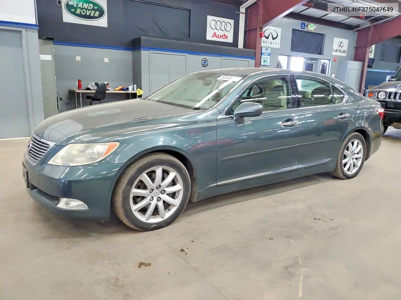 2007 Lexus Ls 460 VIN: JTHBL46F375047649 Lot: 59548696