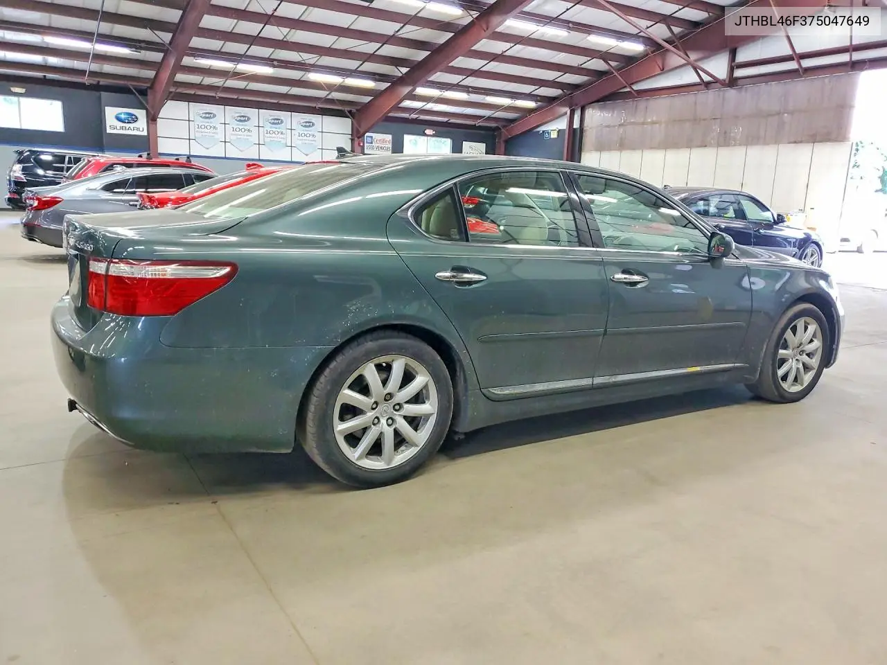 2007 Lexus Ls 460 VIN: JTHBL46F375047649 Lot: 59548696