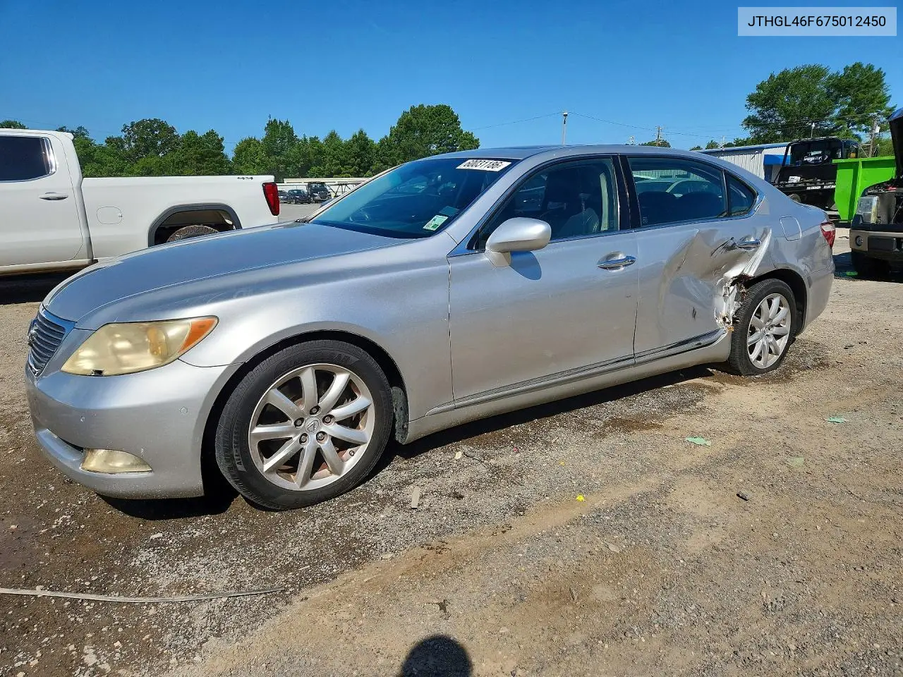 2007 Lexus Ls 460L VIN: JTHGL46F675012450 Lot: 60031186