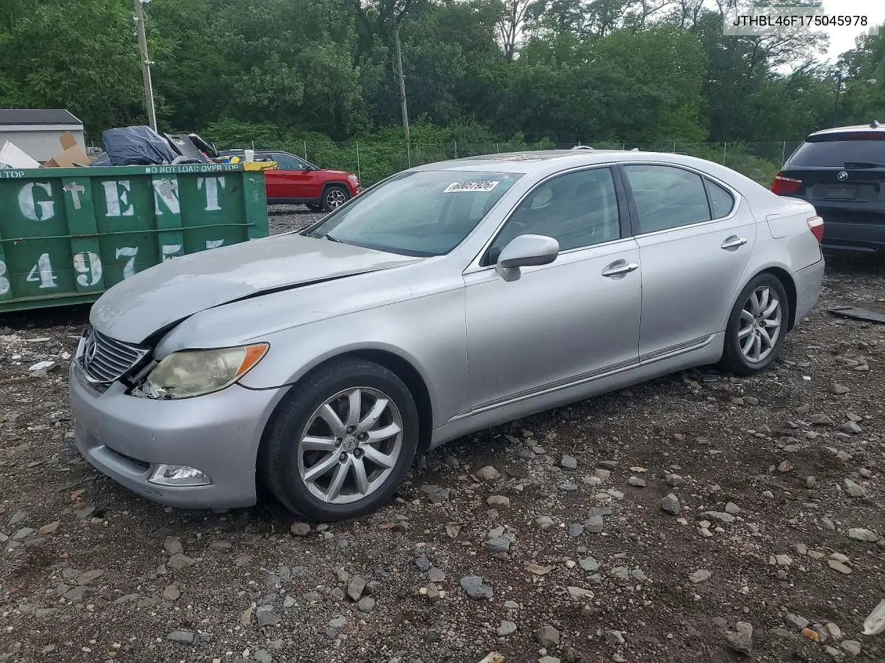 2007 Lexus Ls 460 VIN: JTHBL46F175045978 Lot: 60057926