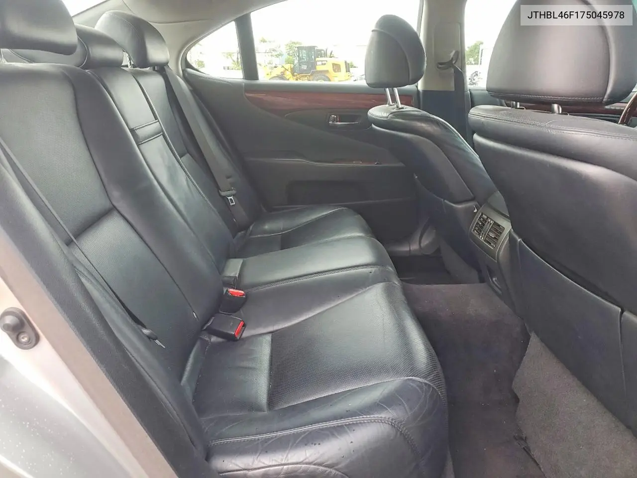 2007 Lexus Ls 460 VIN: JTHBL46F175045978 Lot: 60057926