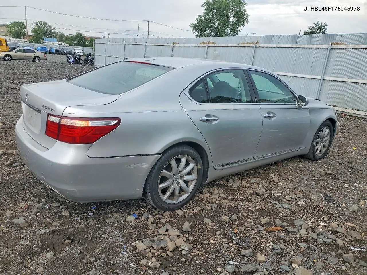 2007 Lexus Ls 460 VIN: JTHBL46F175045978 Lot: 60057926