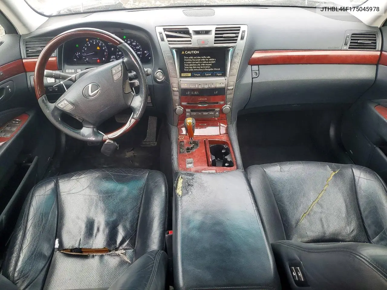 2007 Lexus Ls 460 VIN: JTHBL46F175045978 Lot: 60057926