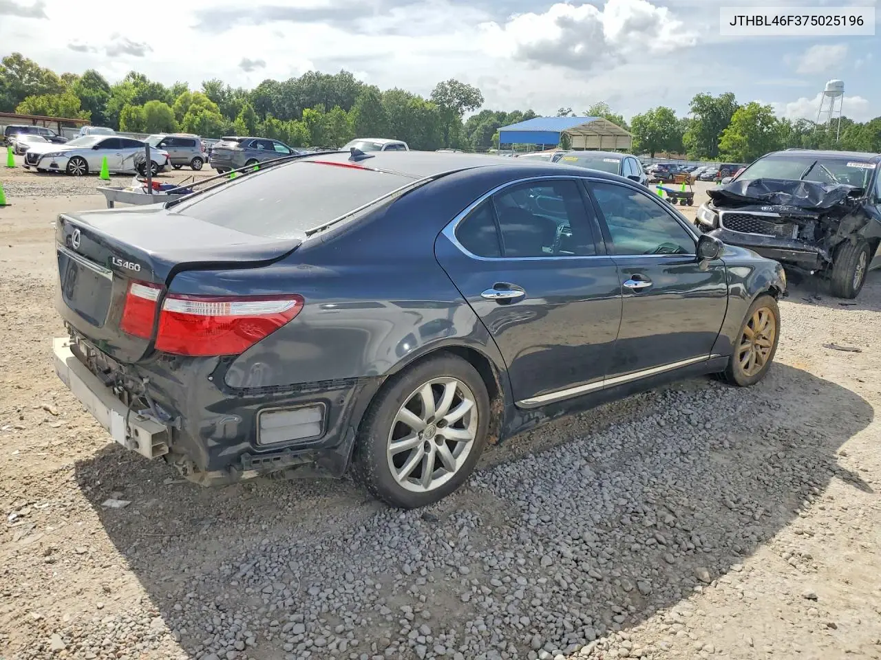 2007 Lexus Ls 460 VIN: JTHBL46F375025196 Lot: 60366496