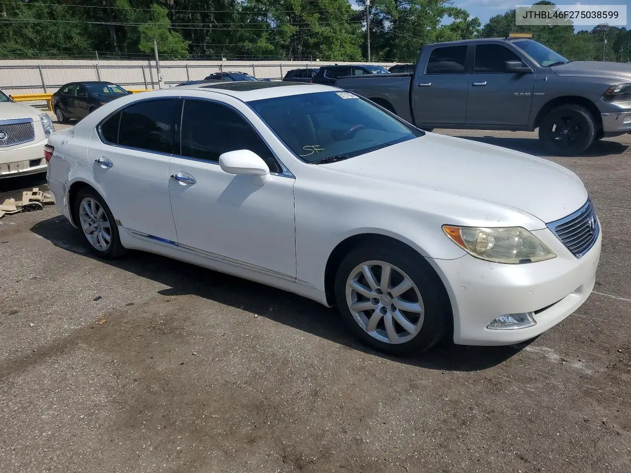 2007 Lexus Ls 460 VIN: JTHBL46F275038599 Lot: 61171386