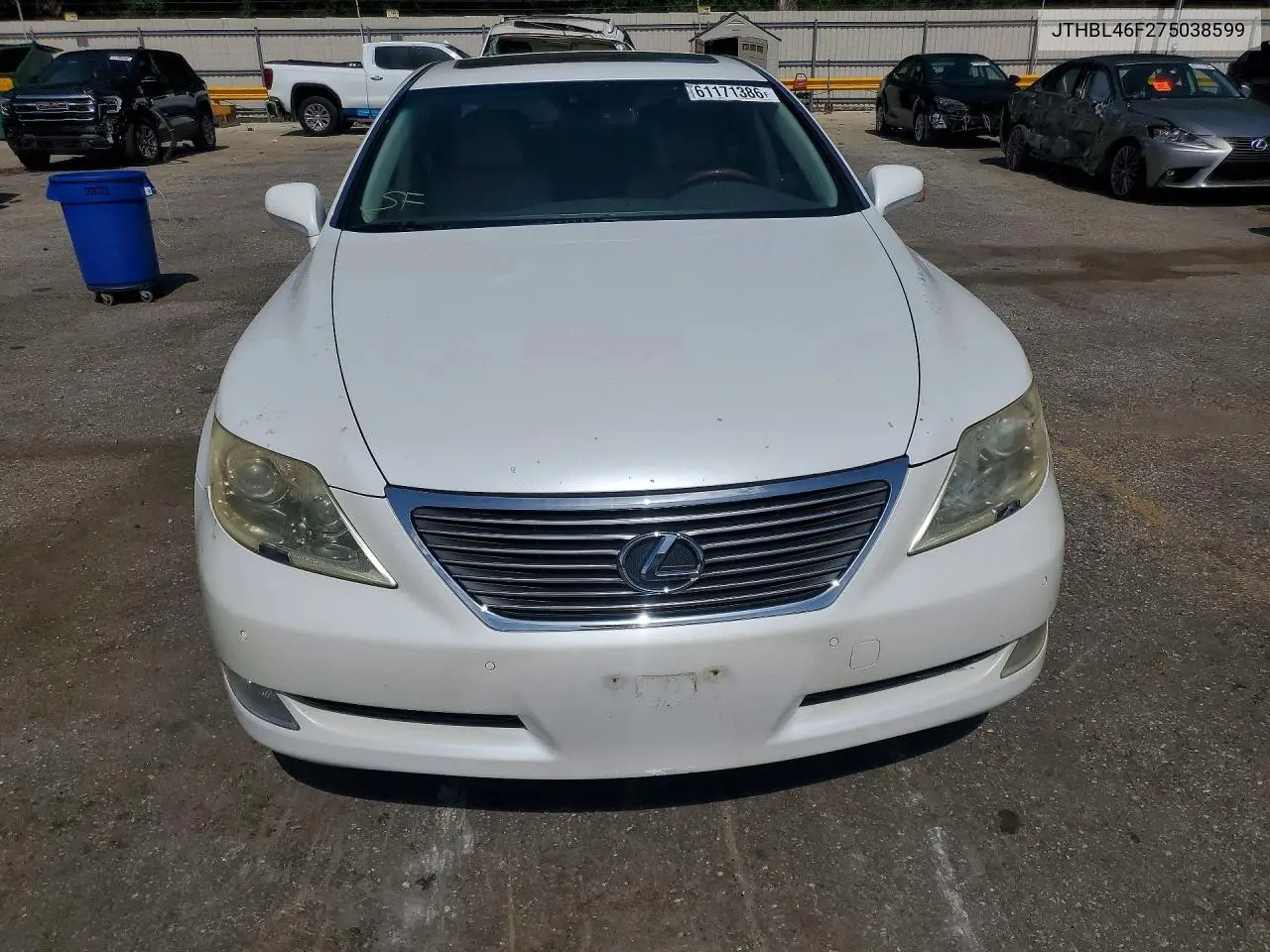 2007 Lexus Ls 460 VIN: JTHBL46F275038599 Lot: 61171386