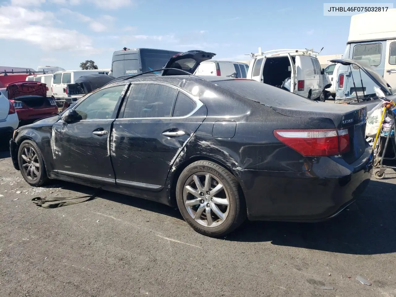2007 Lexus Ls 460 VIN: JTHBL46F075032817 Lot: 62282813