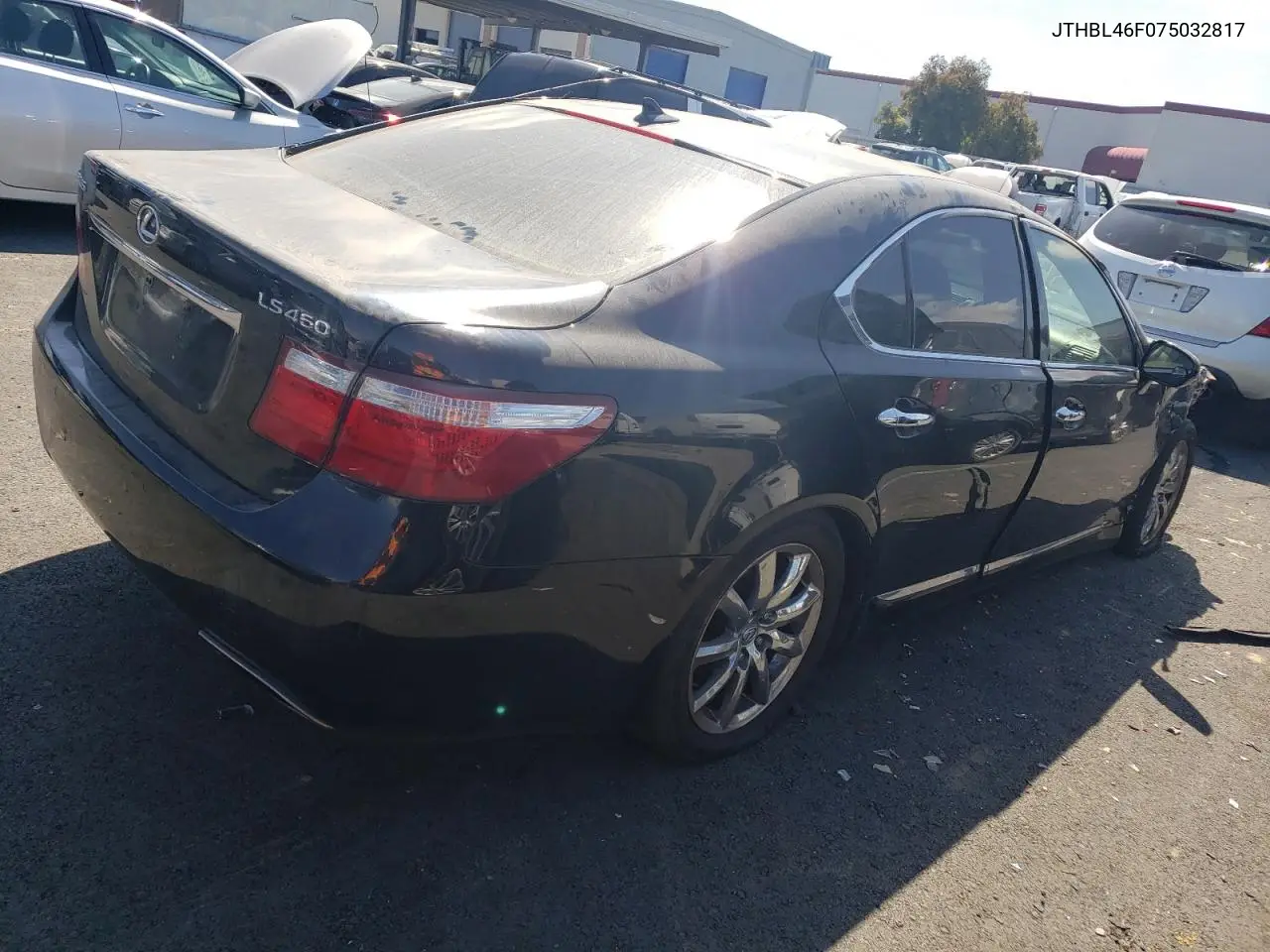 2007 Lexus Ls 460 VIN: JTHBL46F075032817 Lot: 62282813