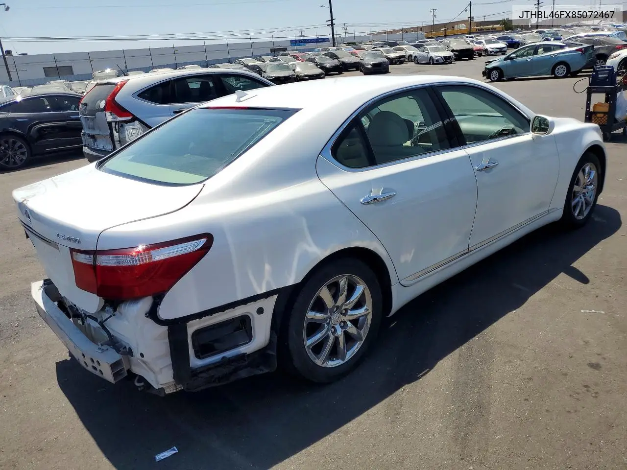 2008 Lexus Ls 460 VIN: JTHBL46FX85072467 Lot: 56462656