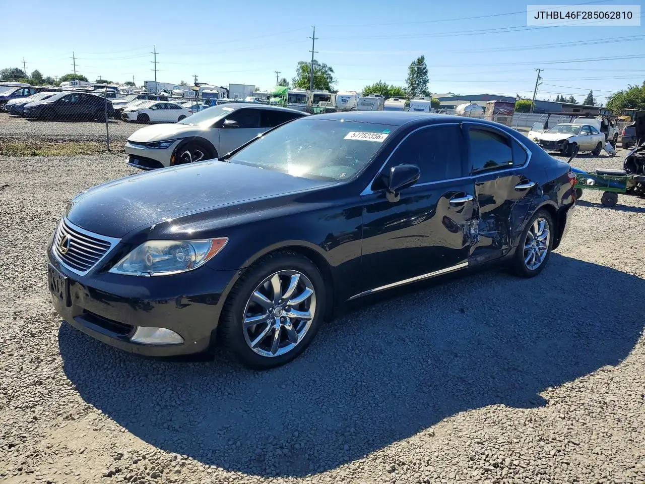 2008 Lexus Ls 460 VIN: JTHBL46F285062810 Lot: 57752356