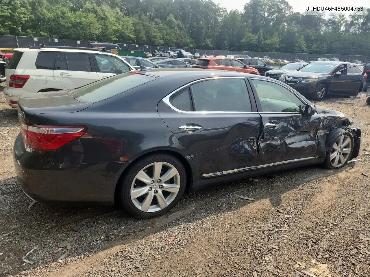 2008 Lexus Ls 600Hl VIN: JTHDU46F485004753 Lot: 59989226
