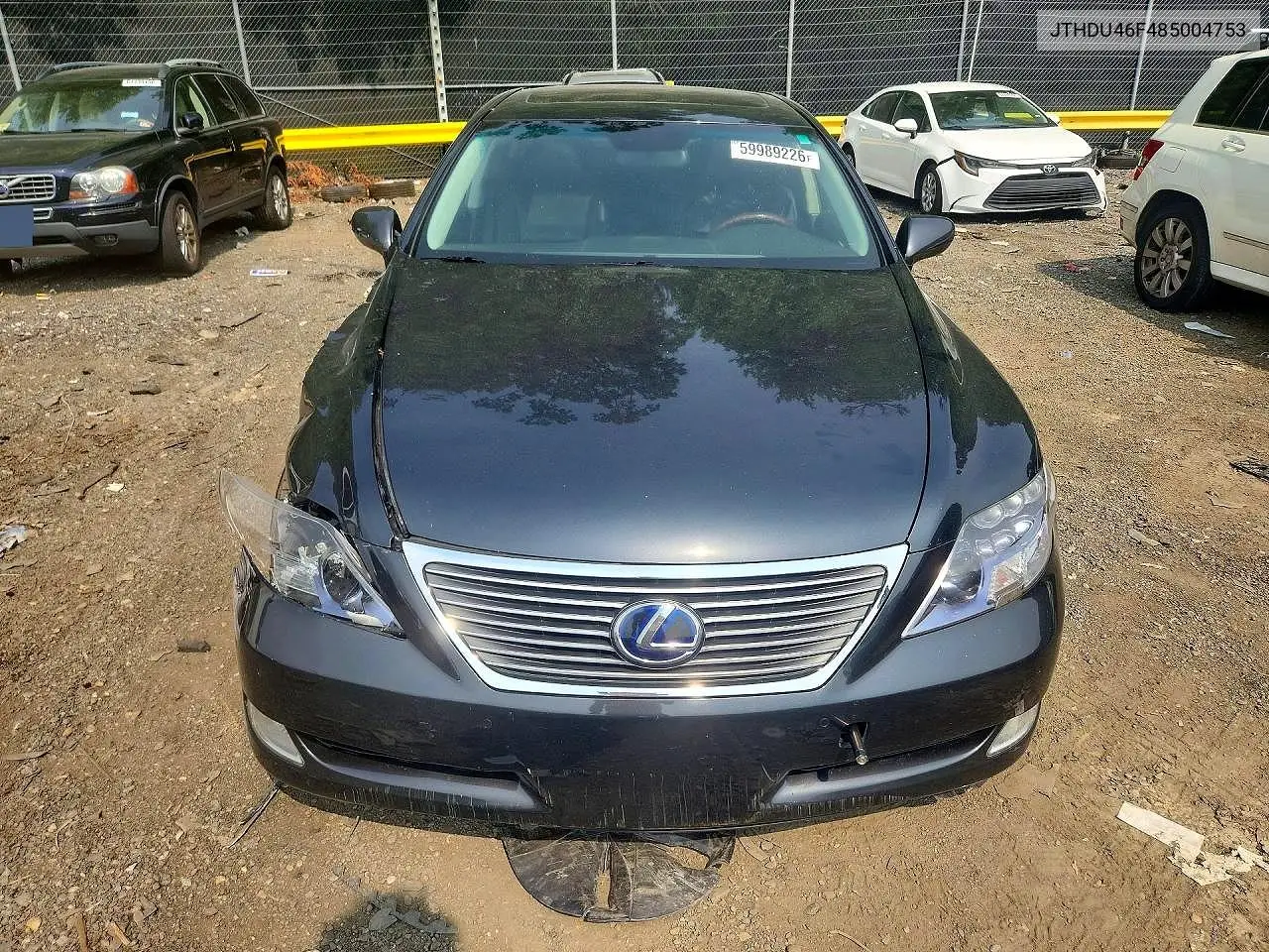 2008 Lexus Ls 600Hl VIN: JTHDU46F485004753 Lot: 59989226