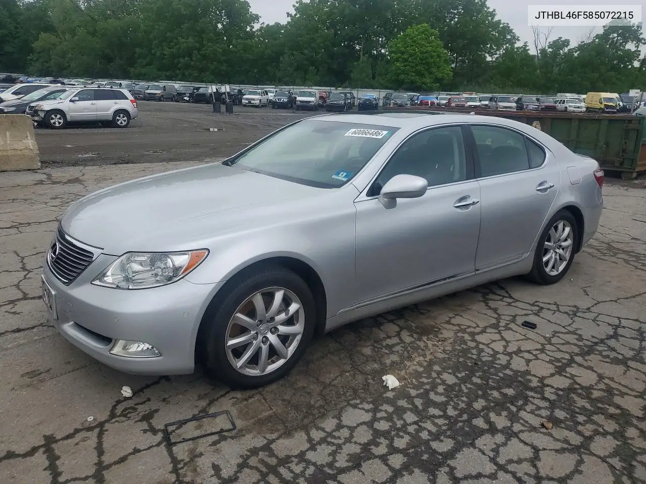 2008 Lexus Ls 460 VIN: JTHBL46F585072215 Lot: 60066486