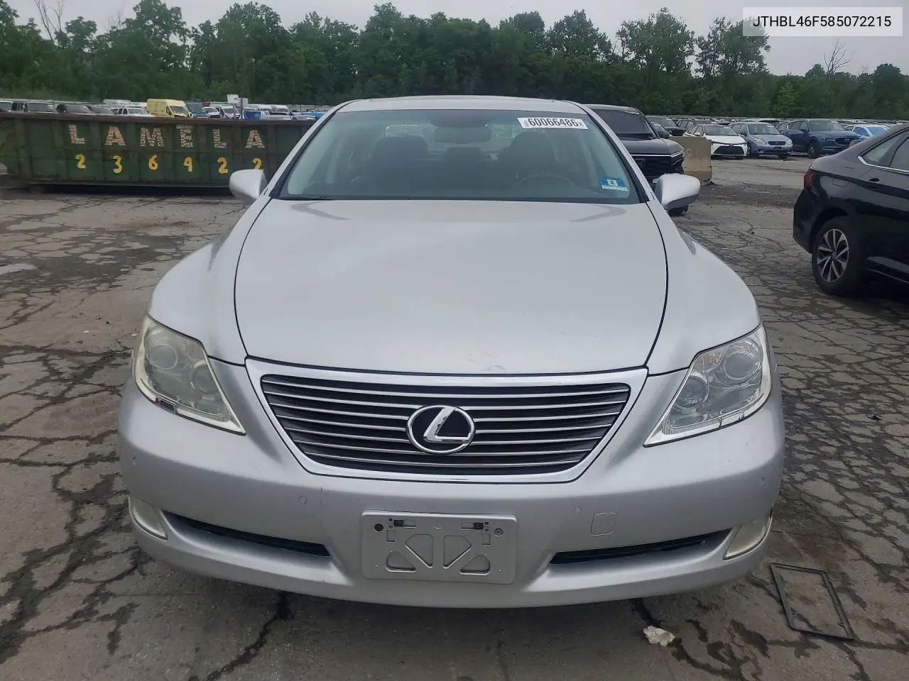 2008 Lexus Ls 460 VIN: JTHBL46F585072215 Lot: 60066486