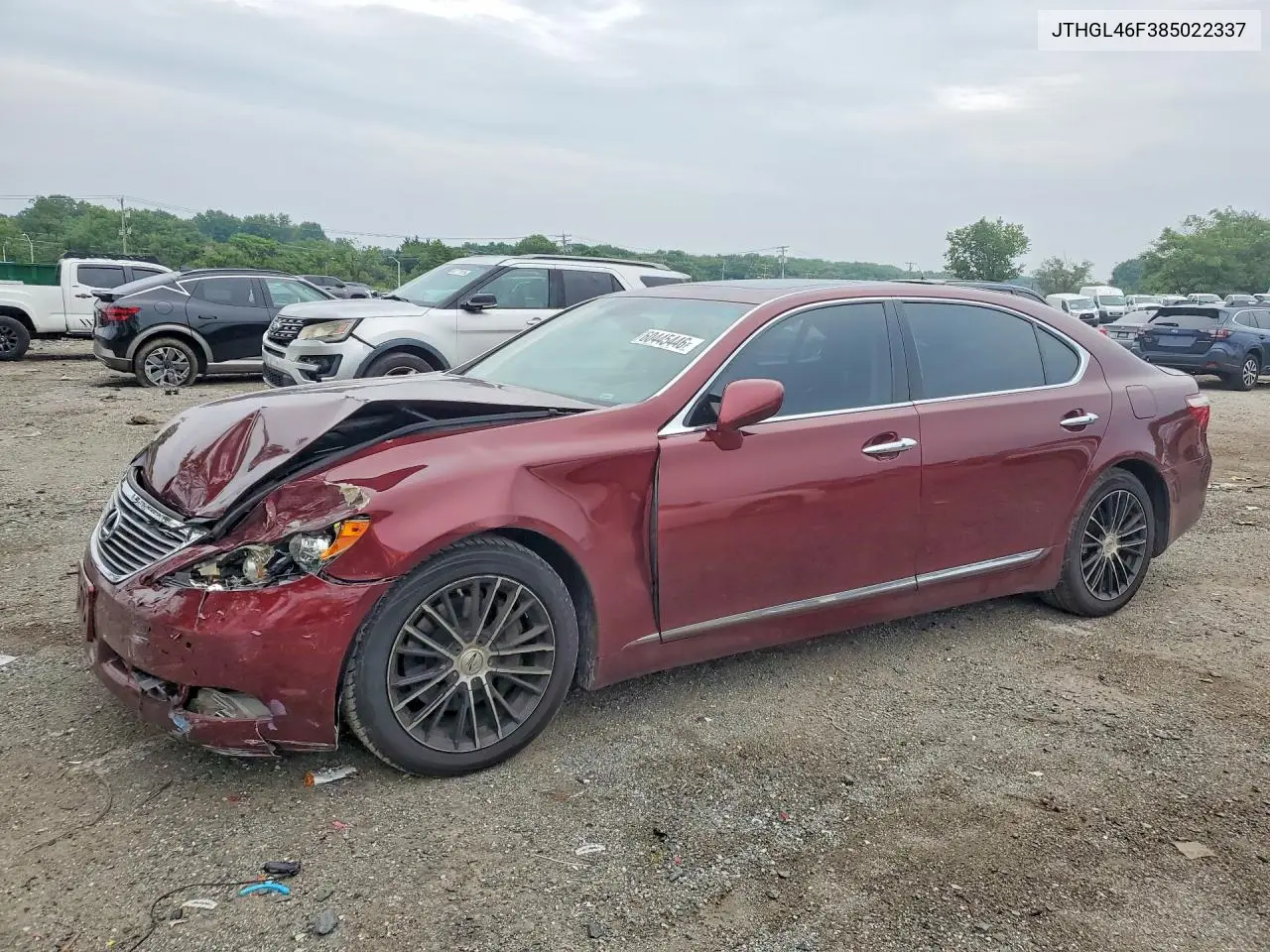 2008 Lexus Ls 460L VIN: JTHGL46F385022337 Lot: 60445446