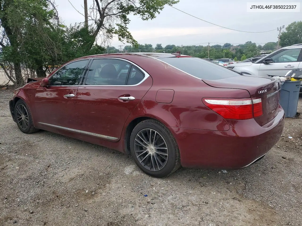 2008 Lexus Ls 460L VIN: JTHGL46F385022337 Lot: 60445446