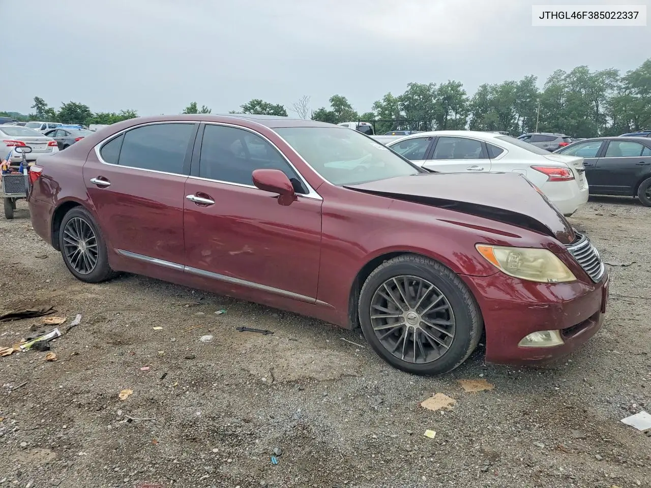 2008 Lexus Ls 460L VIN: JTHGL46F385022337 Lot: 60445446