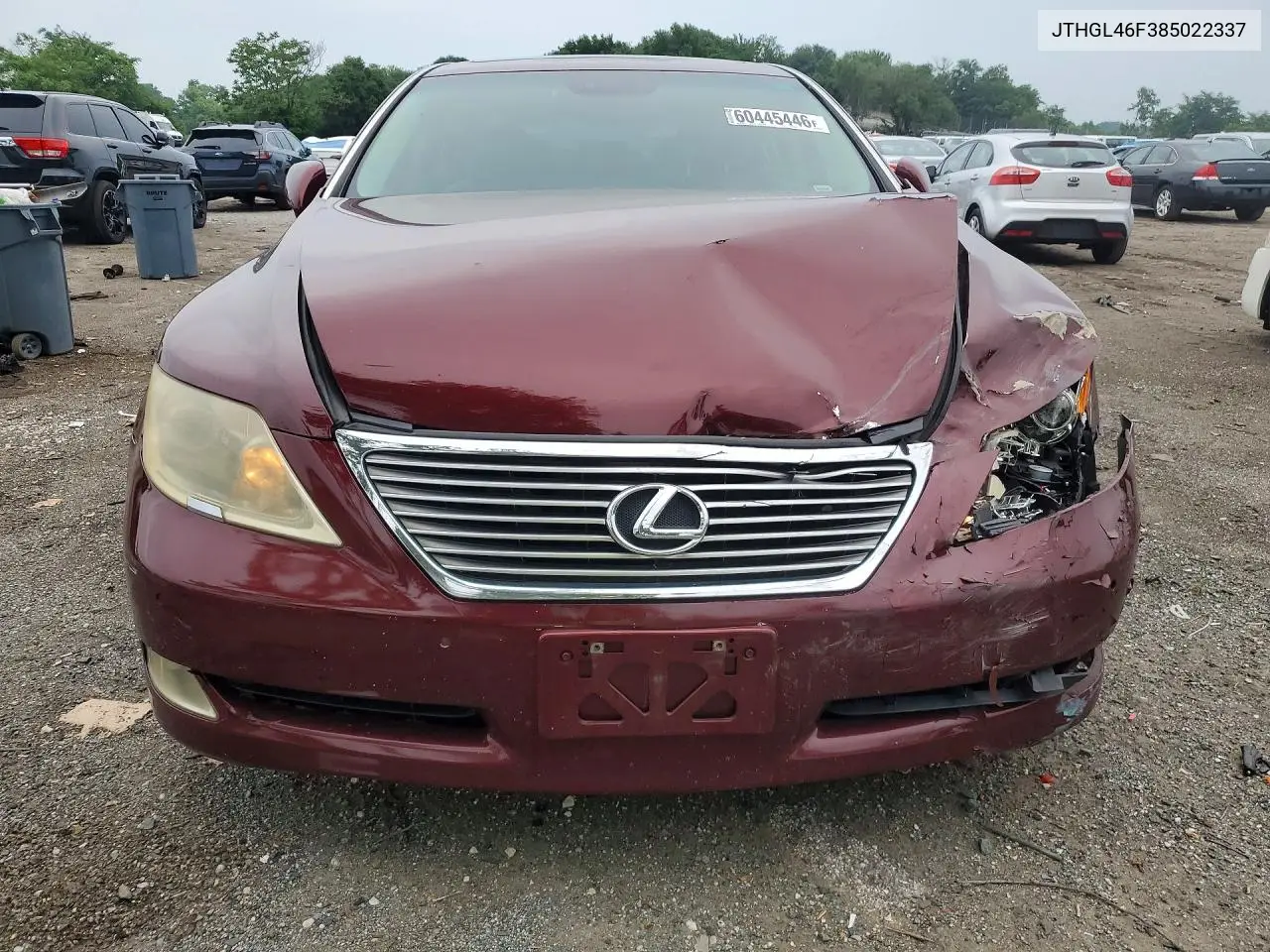 2008 Lexus Ls 460L VIN: JTHGL46F385022337 Lot: 60445446