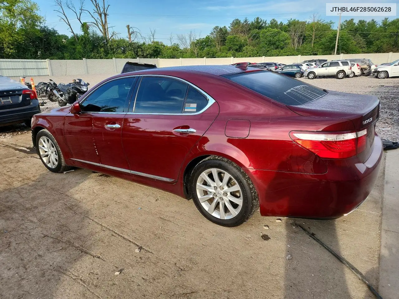 2008 Lexus Ls 460 VIN: JTHBL46F285062628 Lot: 60937876