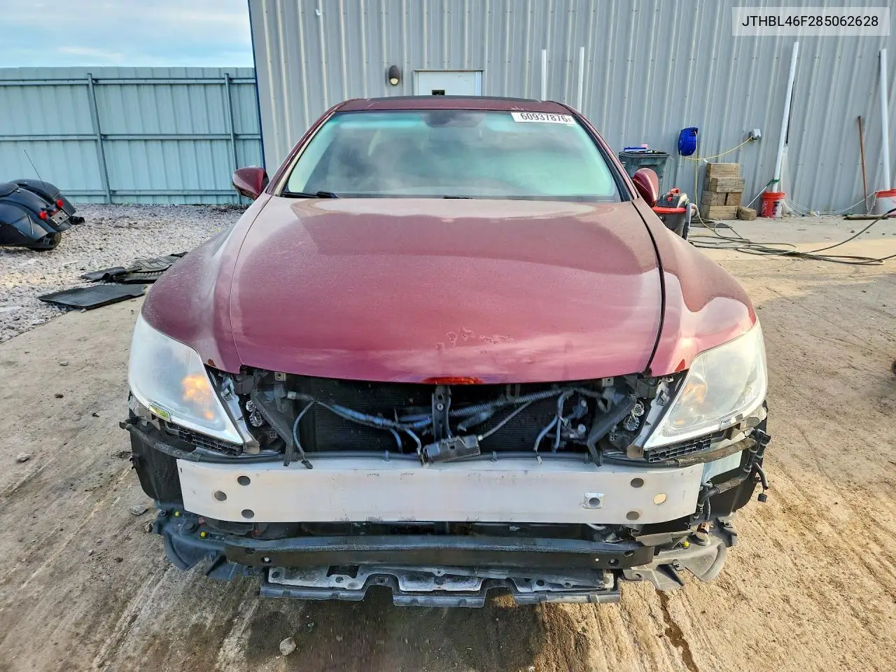 2008 Lexus Ls 460 VIN: JTHBL46F285062628 Lot: 60937876