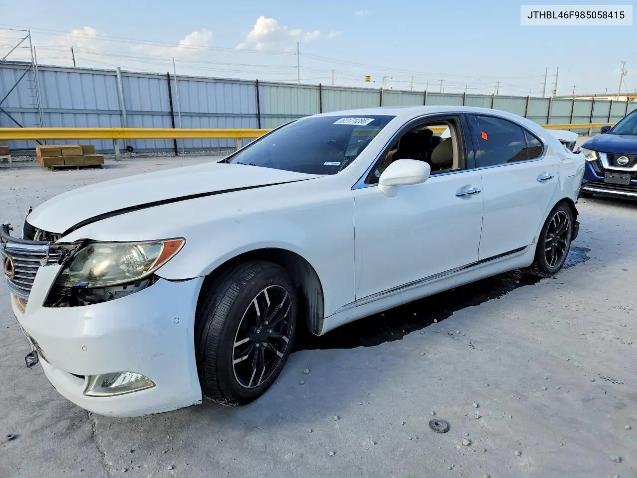 2008 Lexus Ls 460 VIN: JTHBL46F985058415 Lot: 62171286