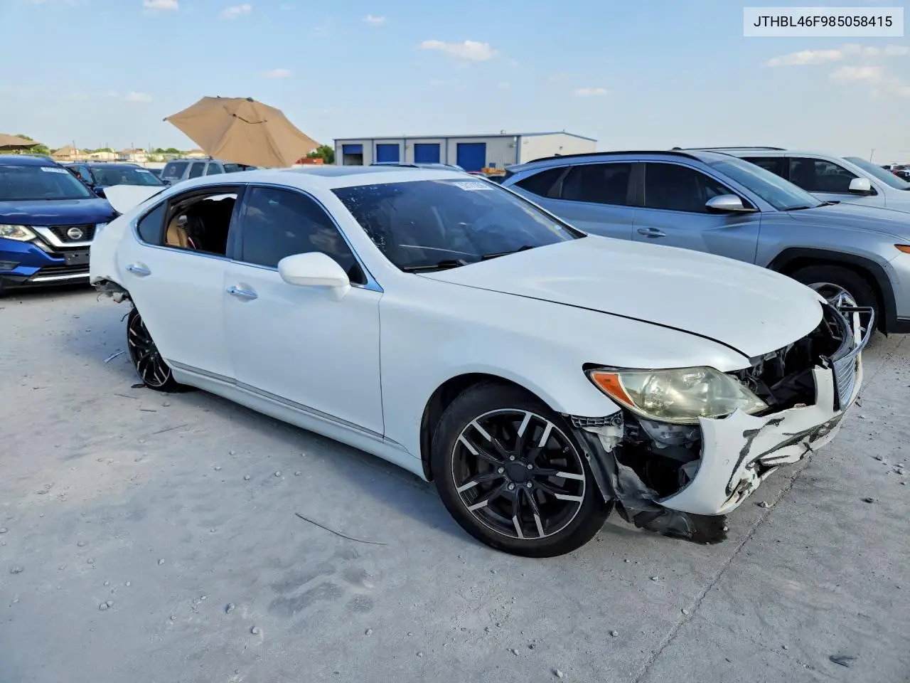 2008 Lexus Ls 460 VIN: JTHBL46F985058415 Lot: 62171286