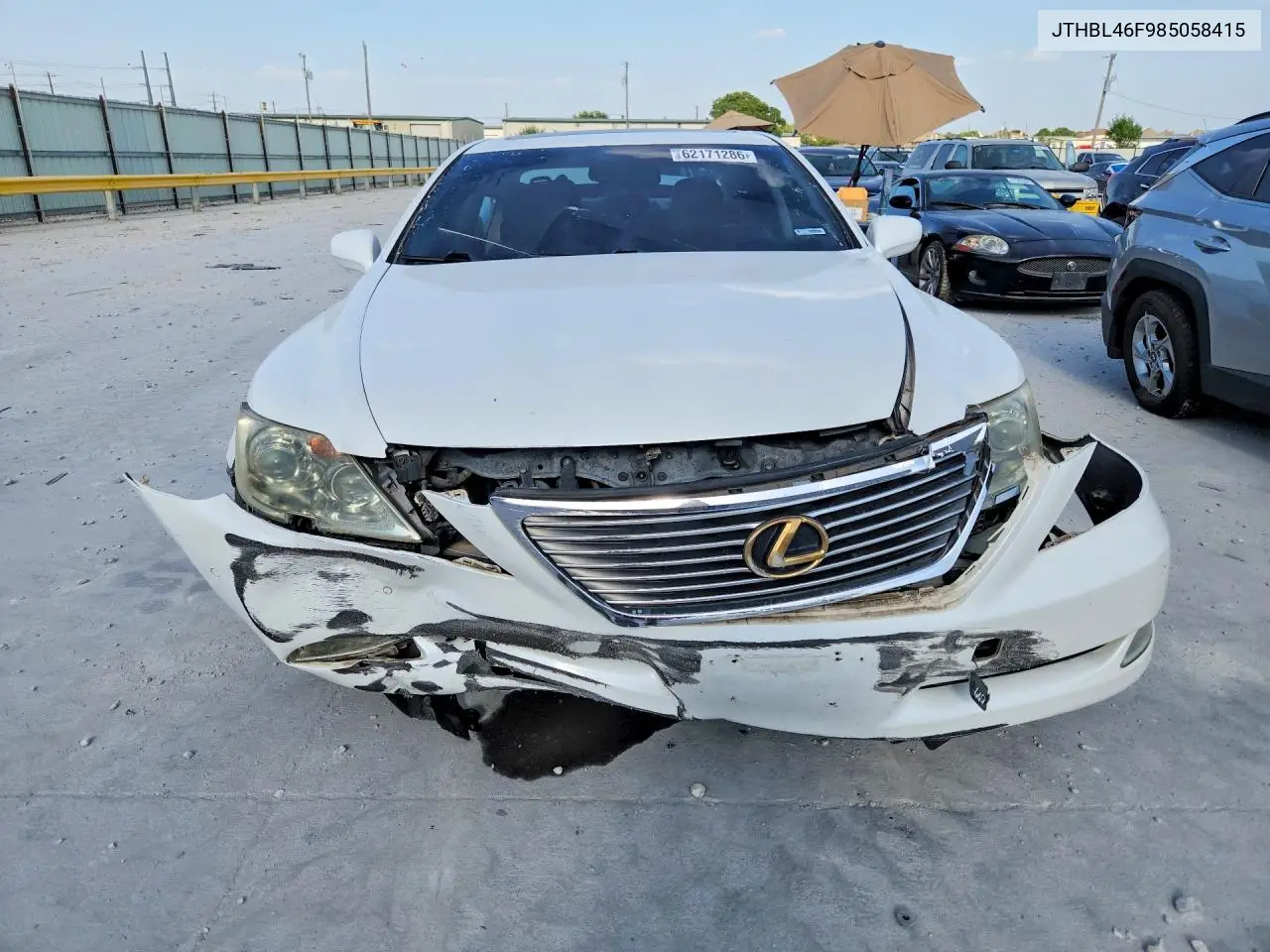 2008 Lexus Ls 460 VIN: JTHBL46F985058415 Lot: 62171286