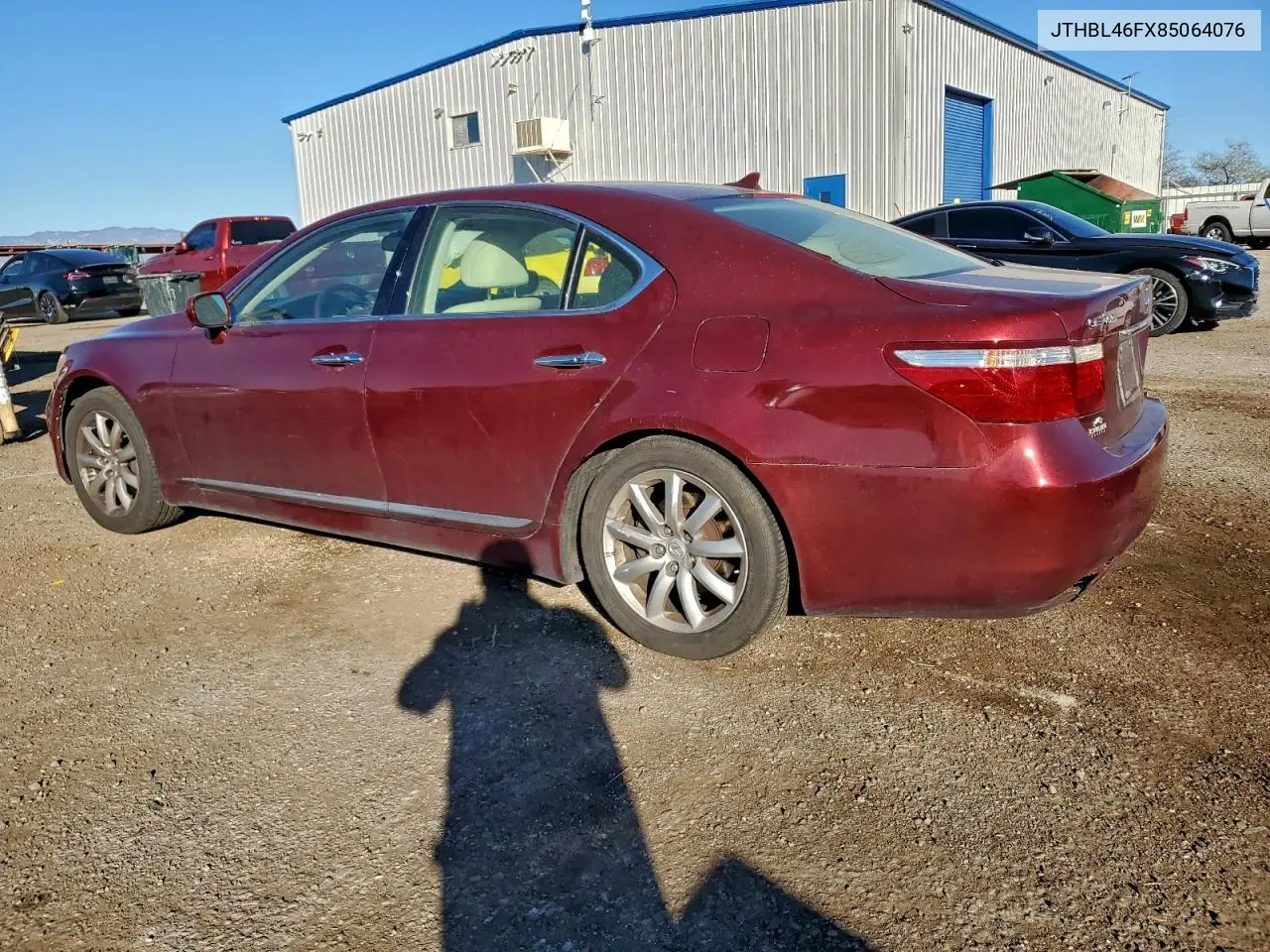 JTHBL46FX85064076 2008 Lexus Ls 460