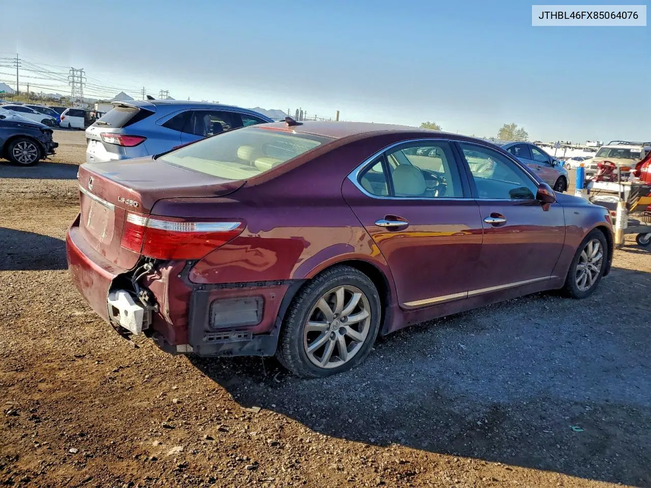 JTHBL46FX85064076 2008 Lexus Ls 460