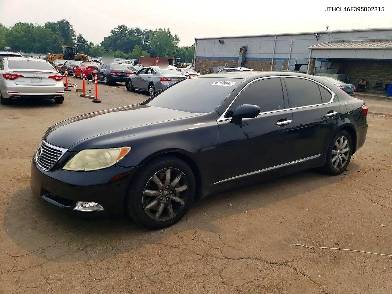 2009 Lexus Ls 460 VIN: JTHCL46F395002315 Lot: 61438846