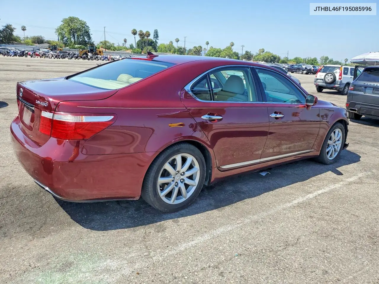 2009 Lexus Ls 460 VIN: JTHBL46F195085996 Lot: 61750166