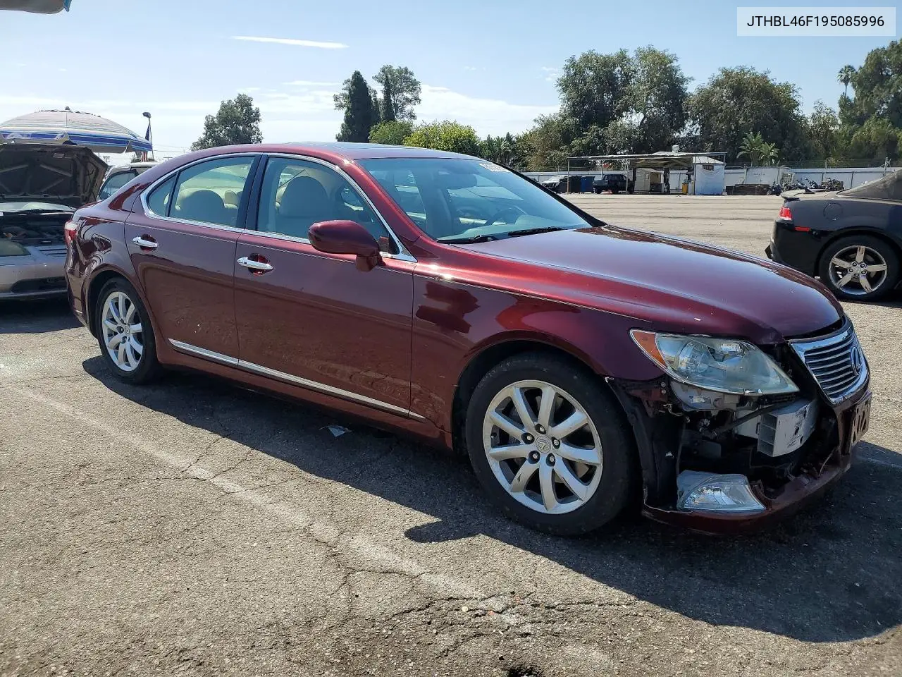 2009 Lexus Ls 460 VIN: JTHBL46F195085996 Lot: 61750166
