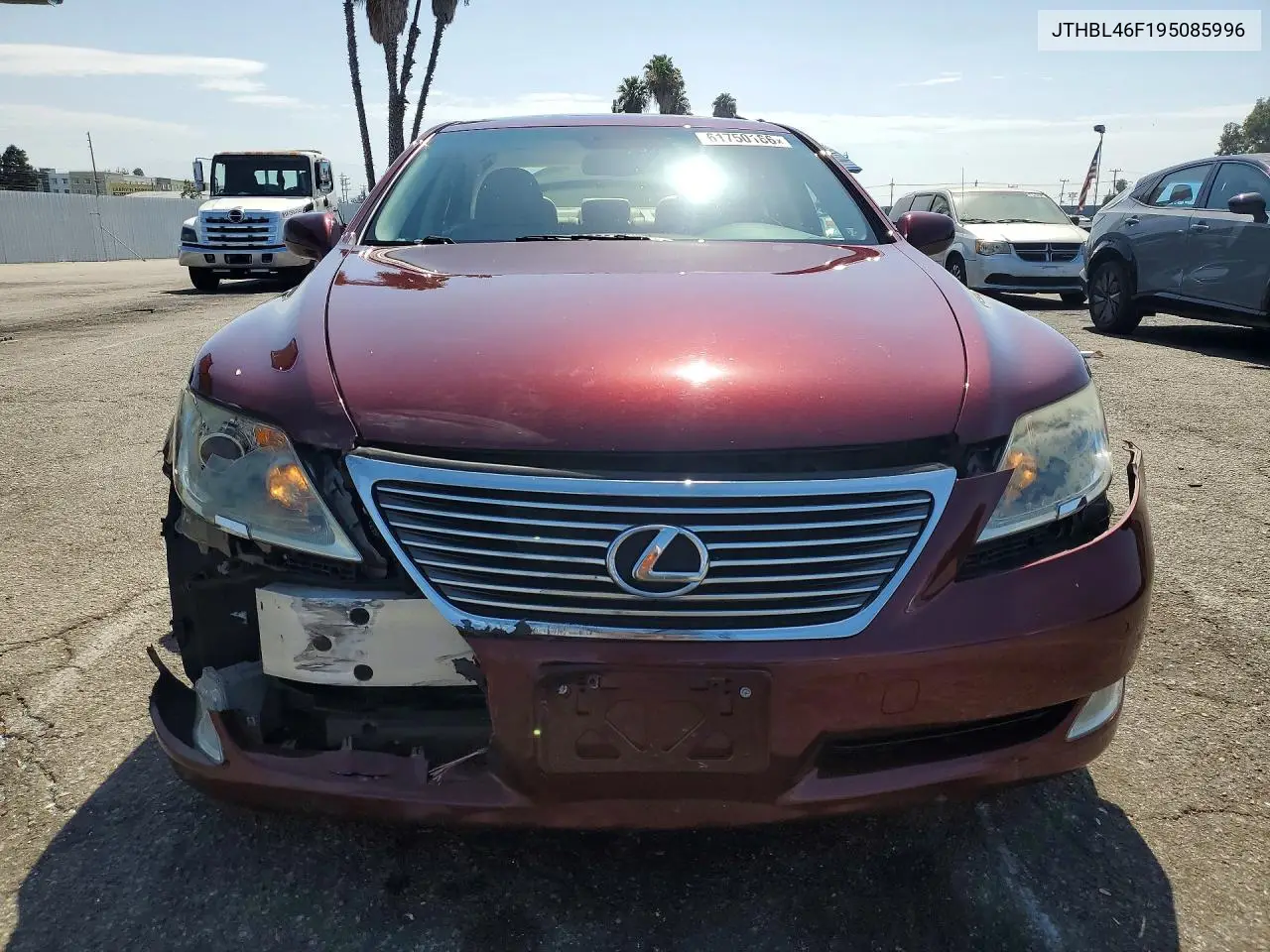 2009 Lexus Ls 460 VIN: JTHBL46F195085996 Lot: 61750166