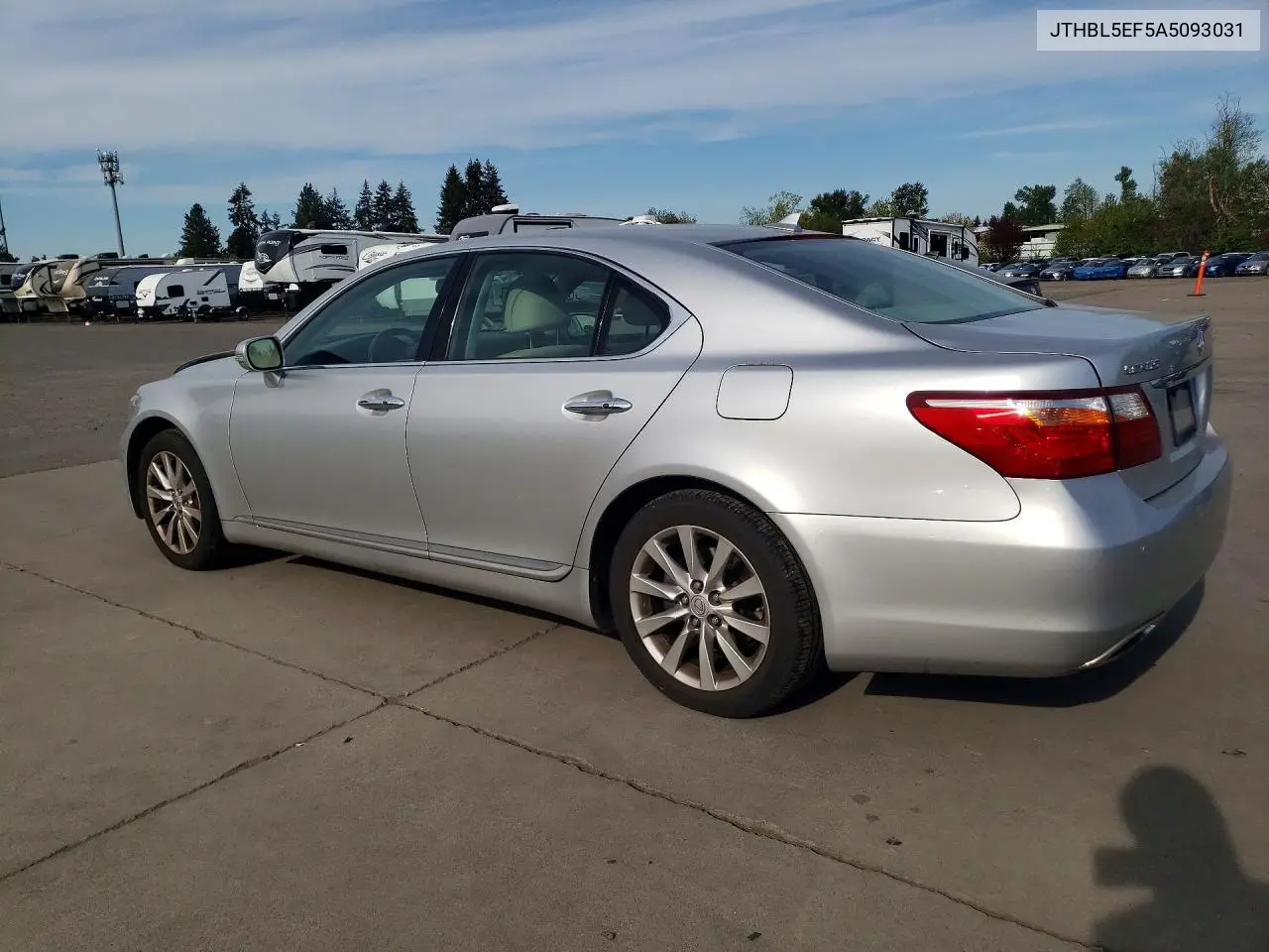 2010 Lexus Ls 460 VIN: JTHBL5EF5A5093031 Lot: 49422796